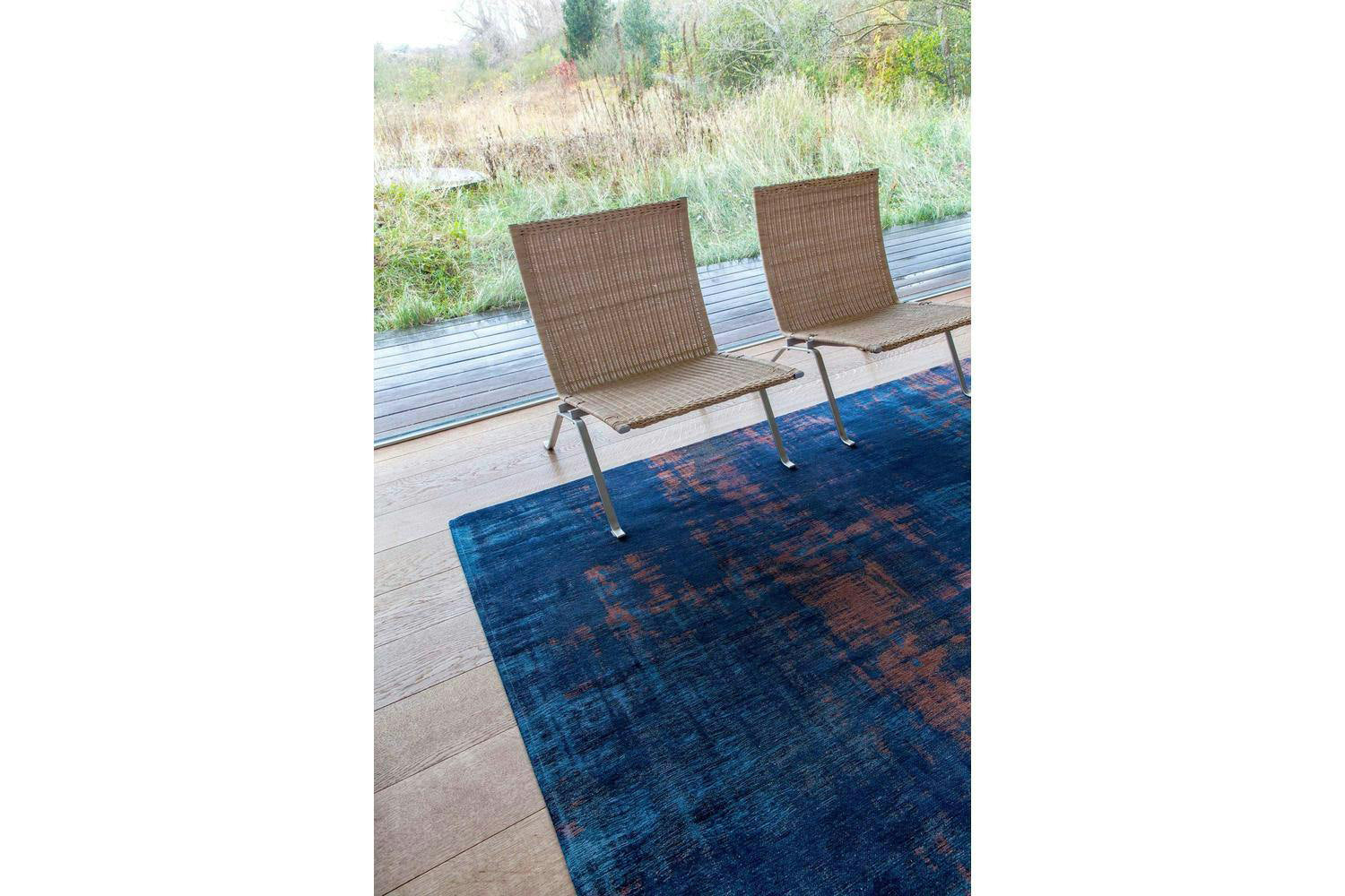 Louis De Poortere | Venetian Dust Eco Rug | Sunset Blue | 280 x 390 cm-3