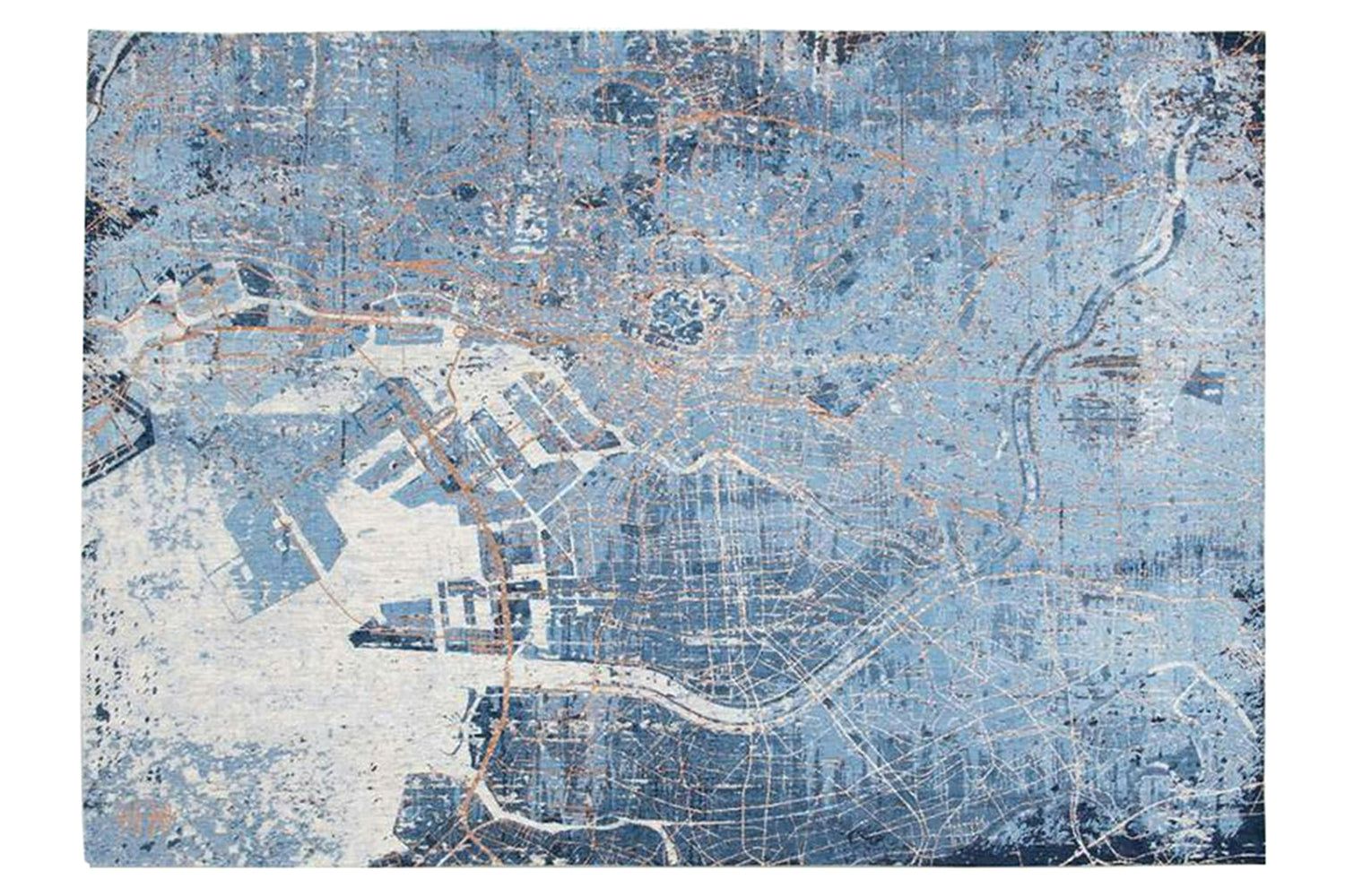 Louis De Poortere | Tokyo Eco Rug | Blue | 280 x 390 cm