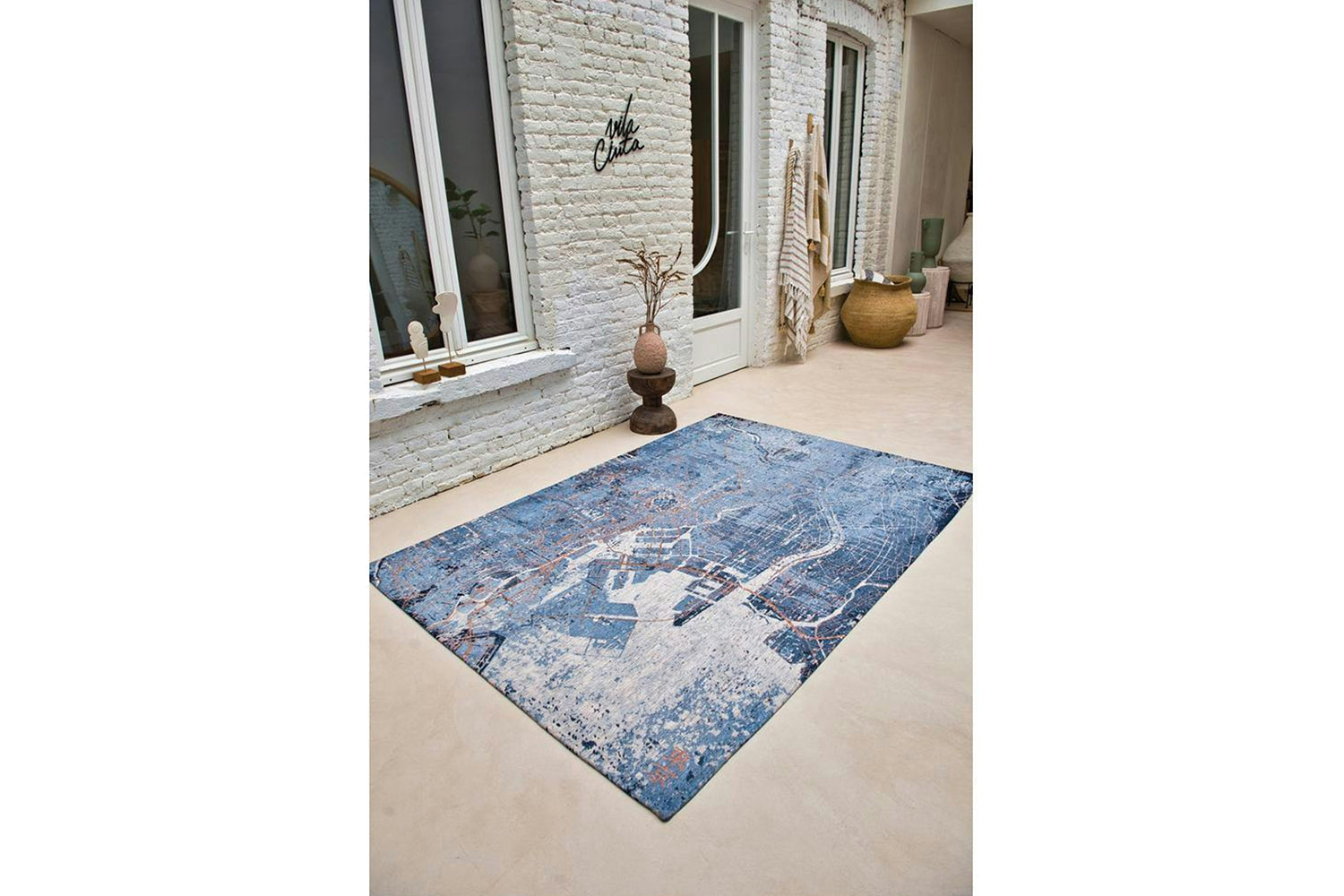 Louis De Poortere | Tokyo Eco Rug | Blue | 280 x 390 cm-2