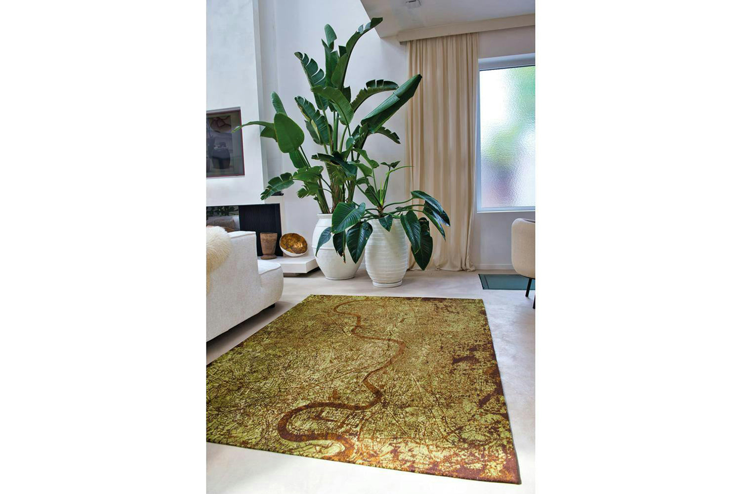 Louis De Poortere | London Indoor Eco Rug | Green | 200 x 280 cm-2