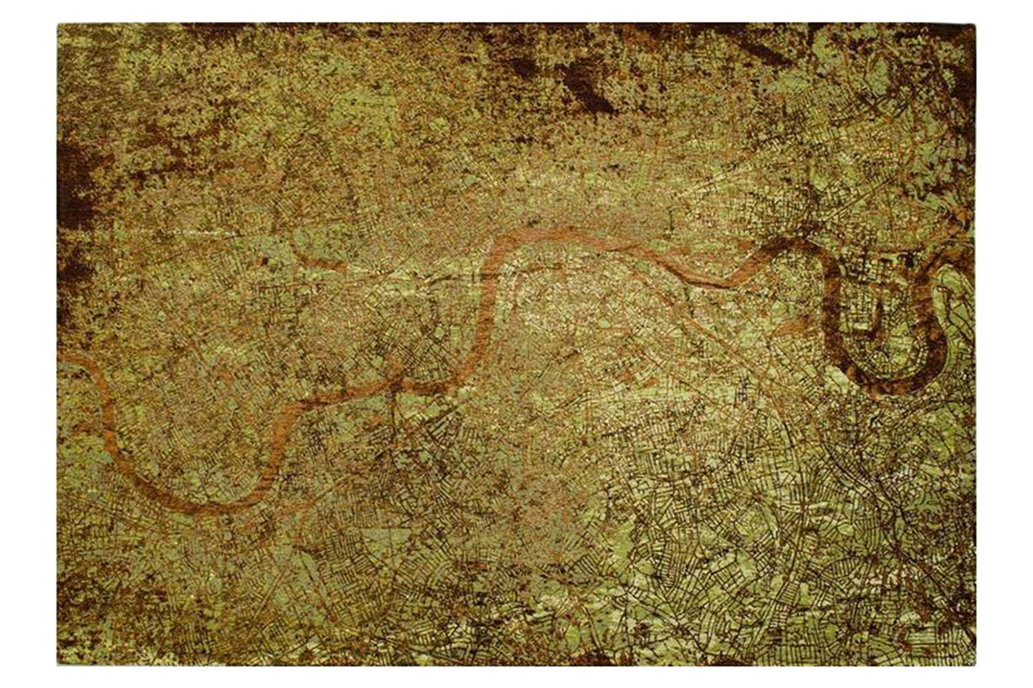 Louis De Poortere | London Indoor Eco Rug | Green | 280 x 390 cm