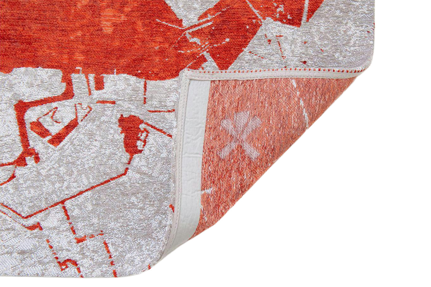 Louis De Poortere | Amsterdam Indoor Eco | Red/Grey | 140 x 200 cm-4