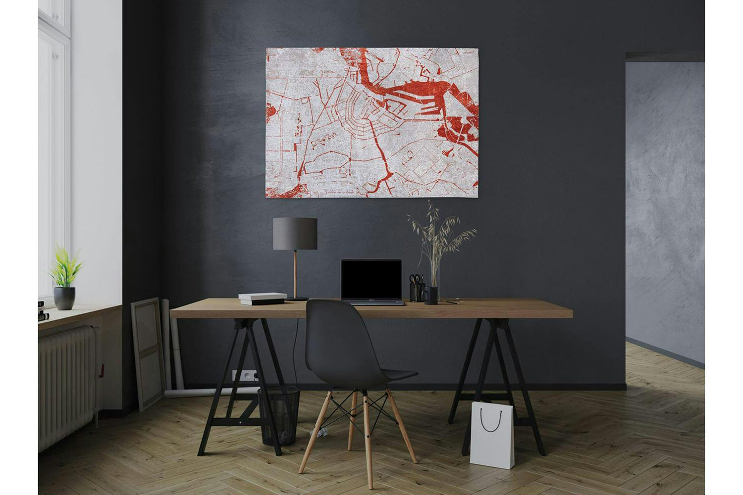 Louis De Poortere | Amsterdam Indoor Eco | Red/Grey | 200 x 280 cm-8