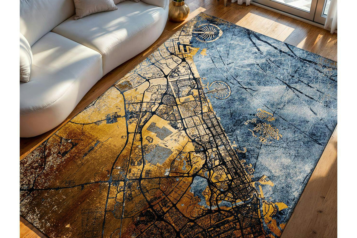 Louis De Poortere | Dubai Indoor Eco Rug | Multicolour | 100 x 140 cm-2