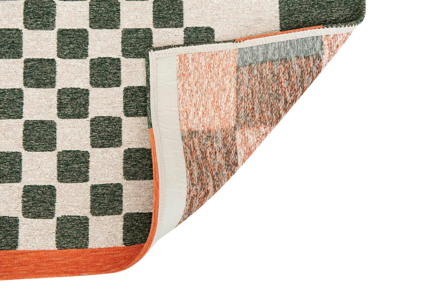 Louis De Poortere | Chess Indoor Eco Rug | Green | 80 x 150 cm-5