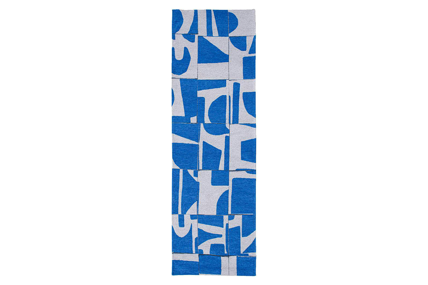 Louis De Poortere | Papercut Indoor Eco Rug | Blue/White | 80 x 250 cm-6
