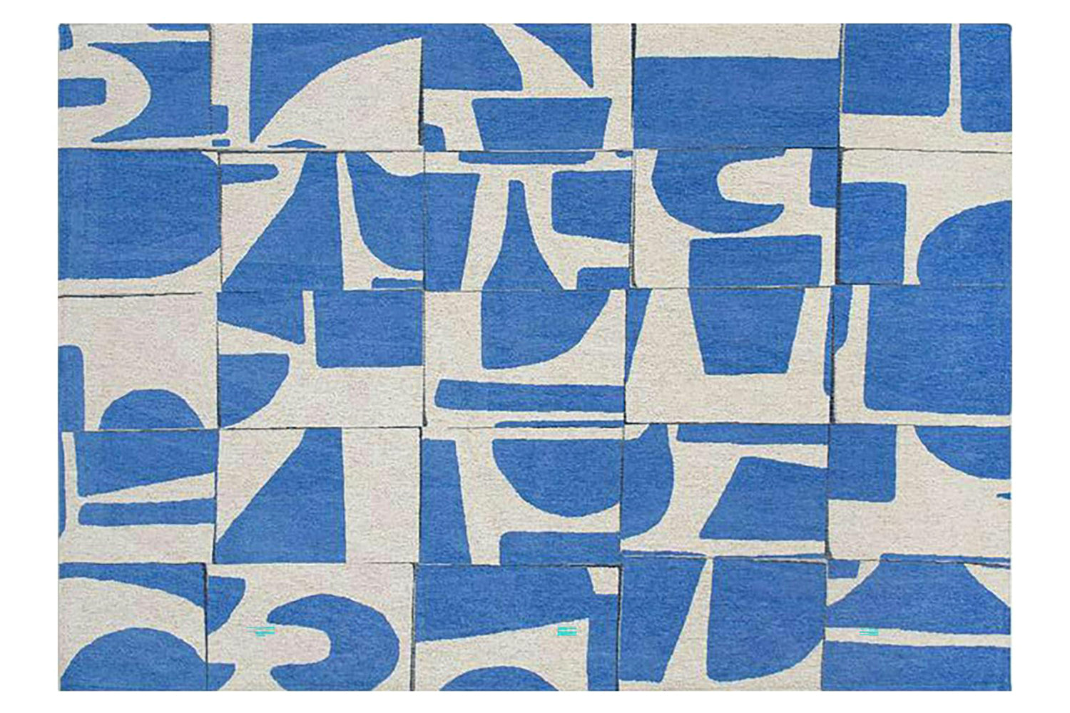 Louis De Poortere | Papercut Indoor Eco Rug | Blue/White | 140 x 200 cm