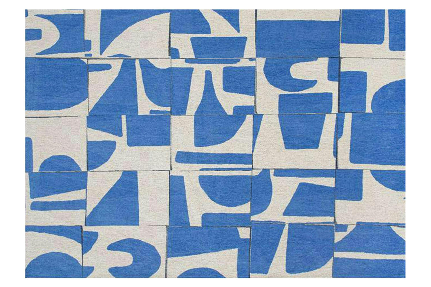 Louis De Poortere | Papercut Indoor Eco Rug | Blue/White | 200 x 280 cm