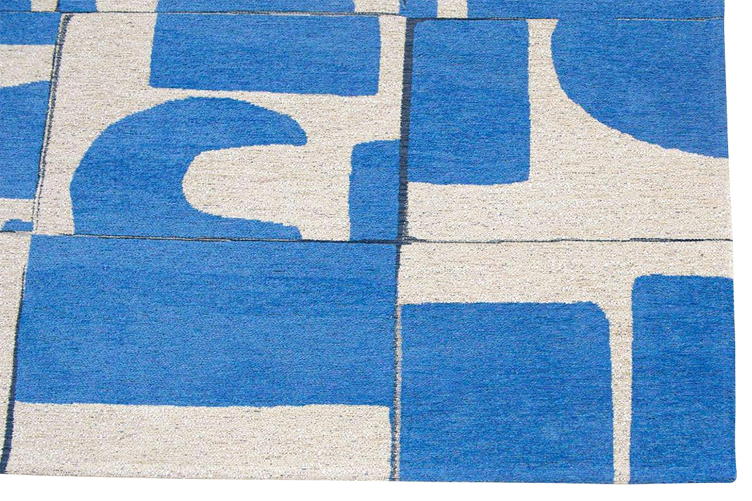 Louis De Poortere | Papercut Indoor Eco Rug | Blue/White | 240 x 340 cm-6