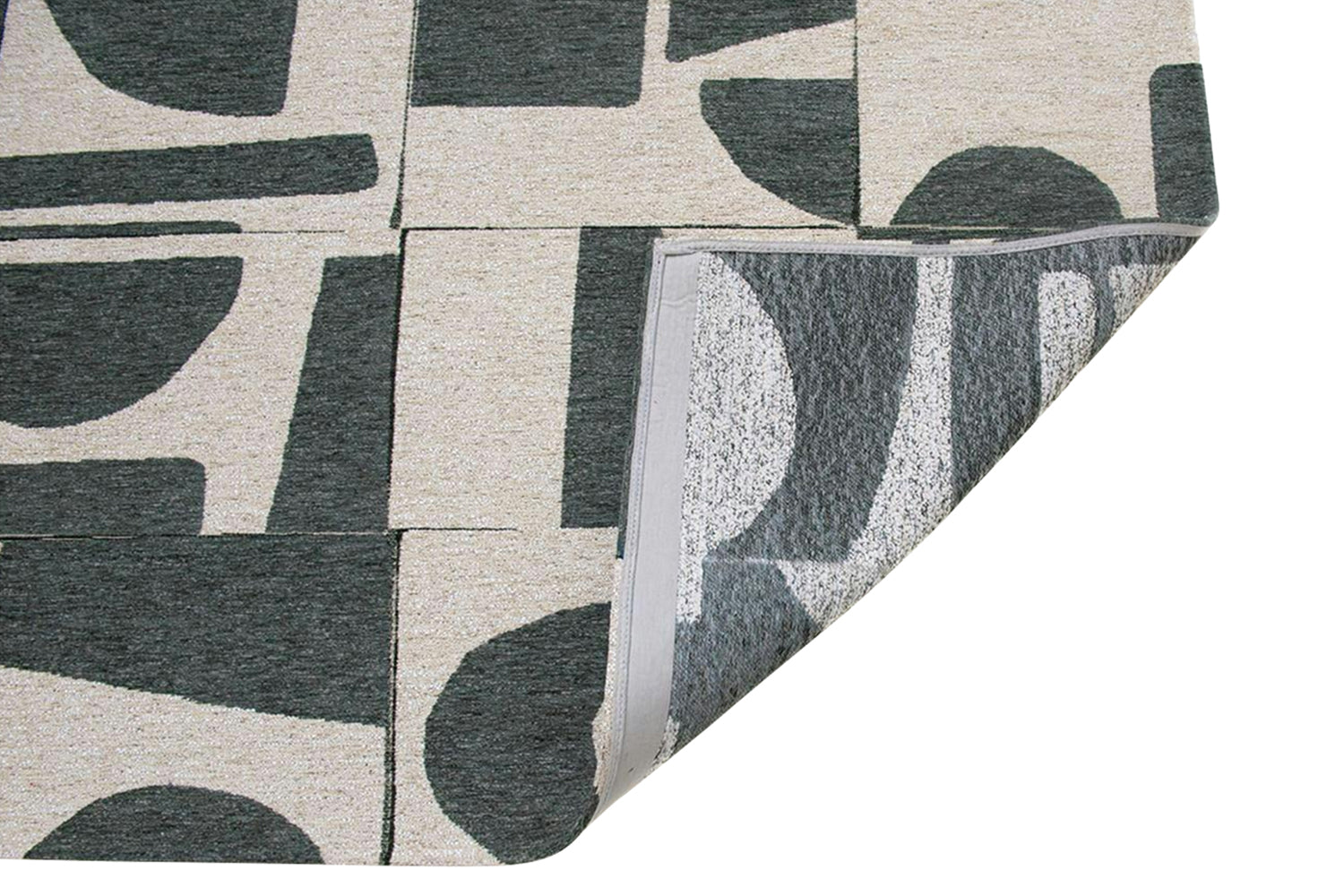 Louis De Poortere | Papercut Indoor Eco Rug | Beige/Green | 80 x 150 cm-6