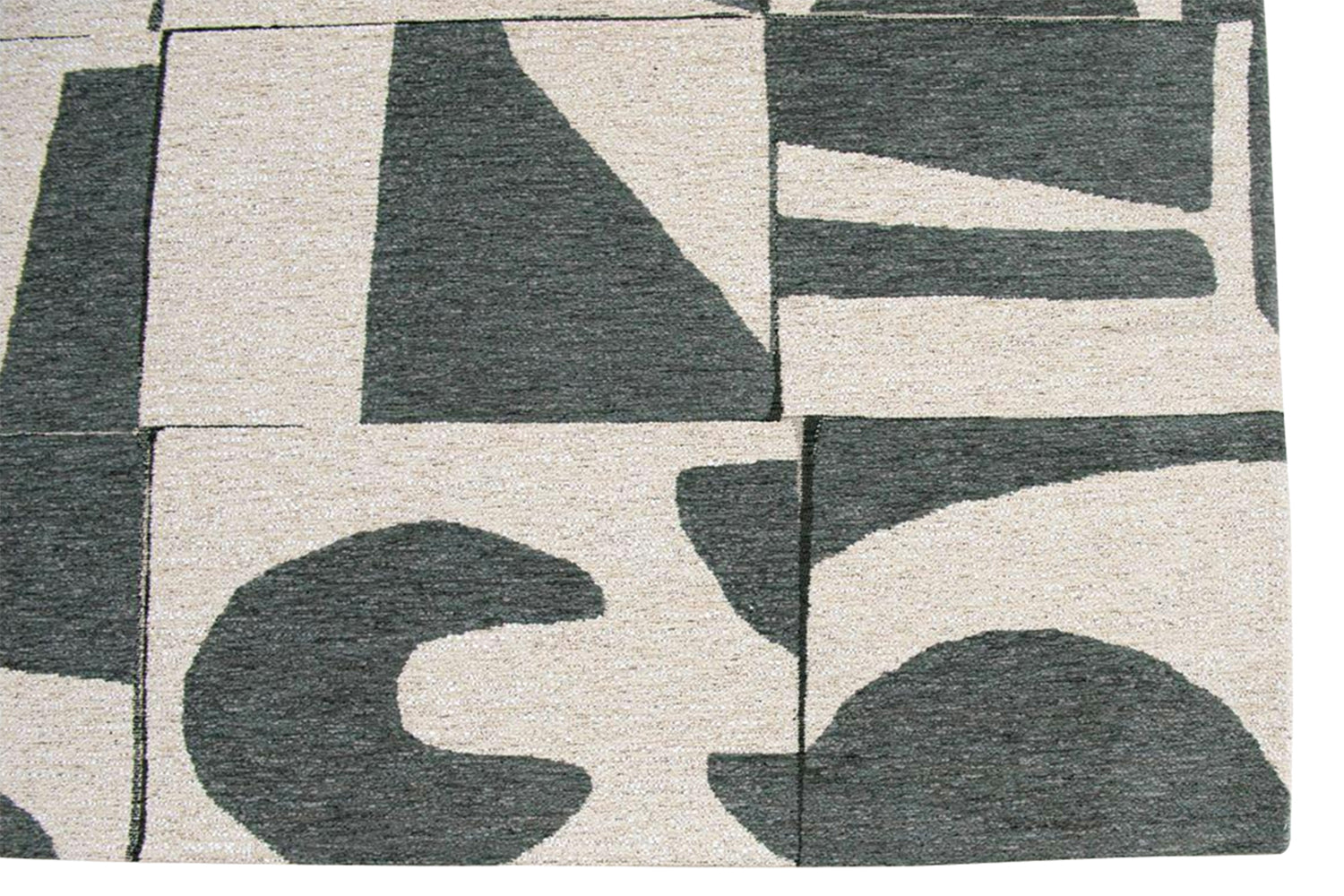 Louis De Poortere | Papercut Indoor Eco Rug | Beige/Green | 80 x 150 cm-7