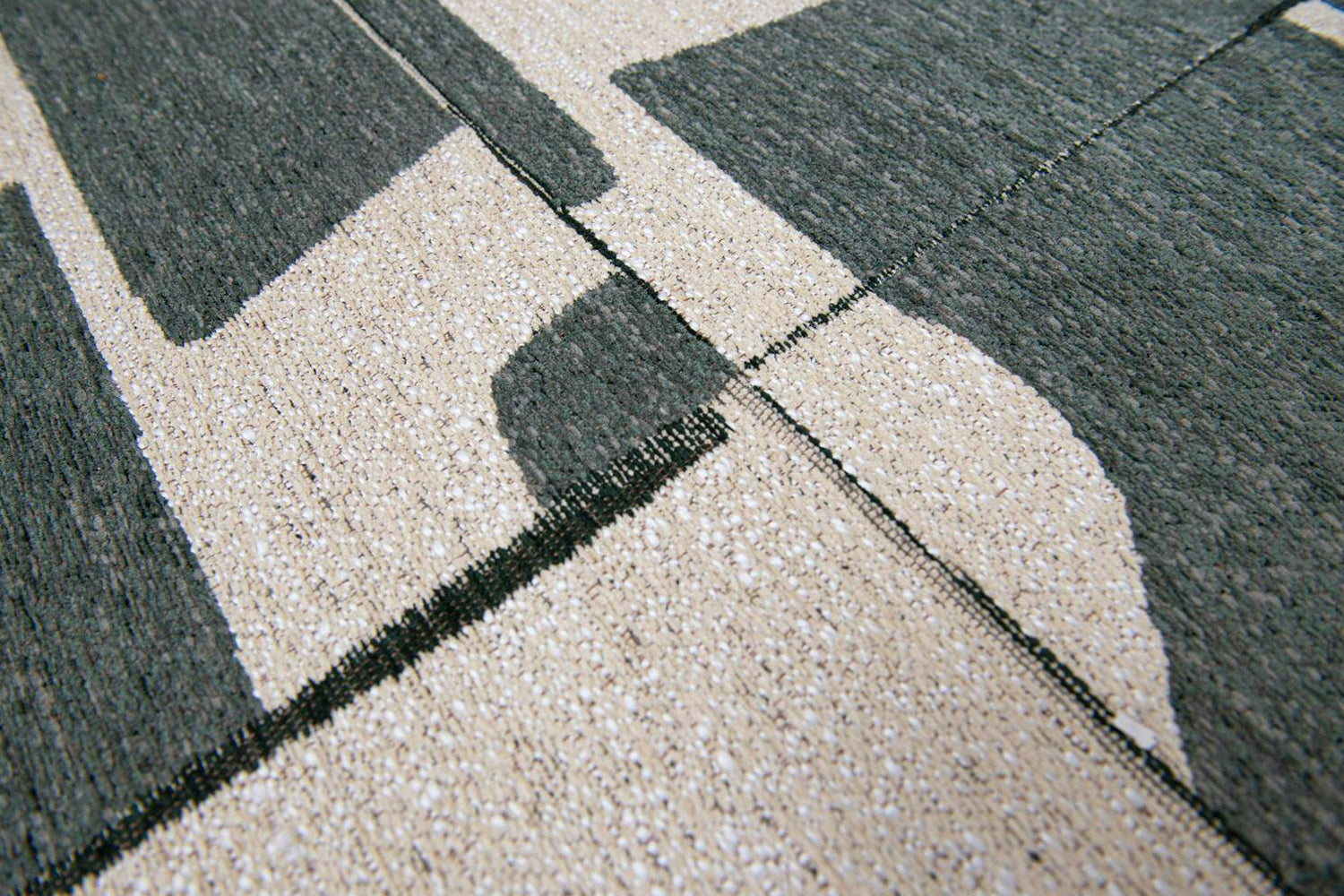 Louis De Poortere | Papercut Indoor Eco Rug | Beige/Green | 280 x 390 cm-5