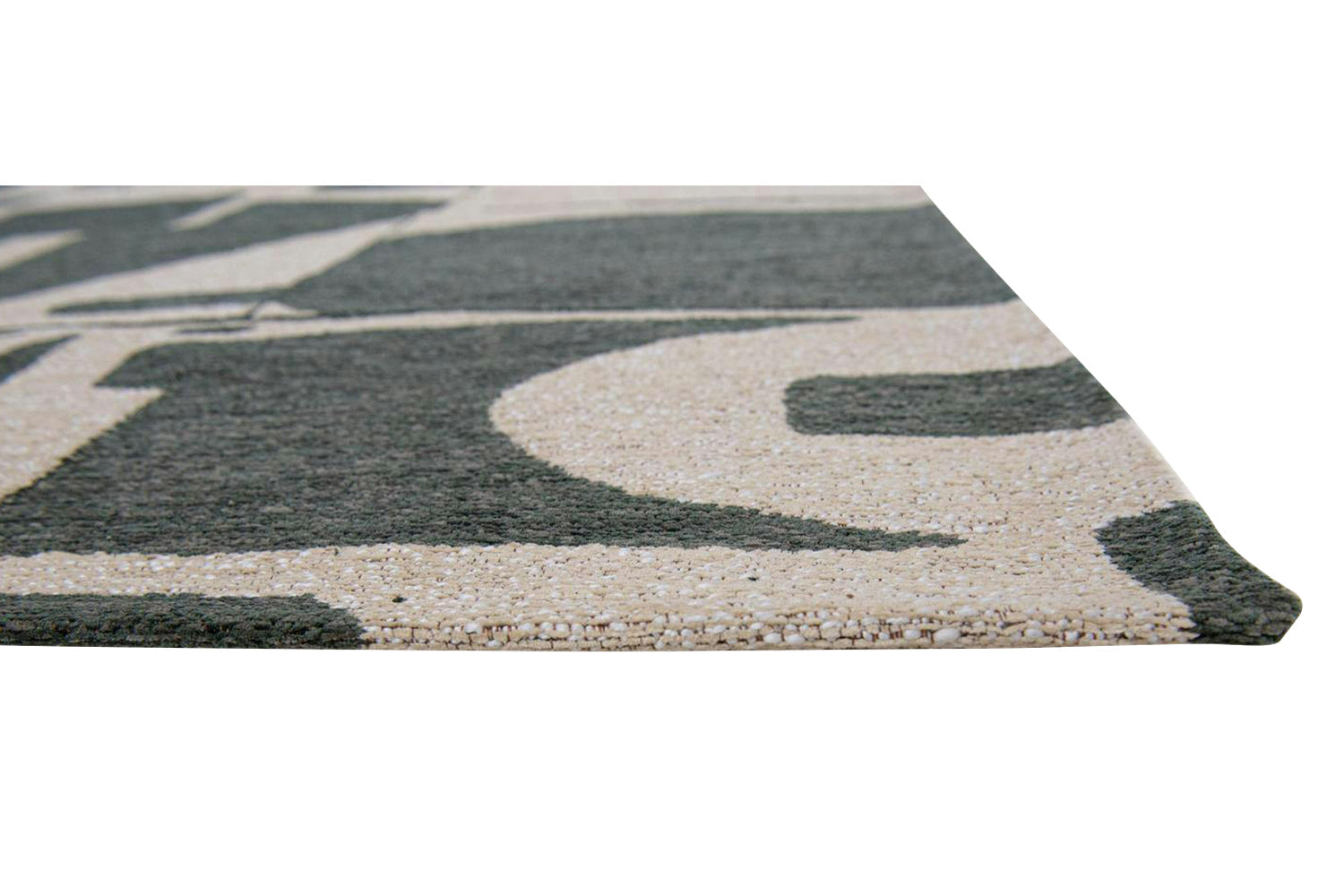 Louis De Poortere | Papercut Indoor Eco Rug | Beige/Green | 280 x 390 cm-6