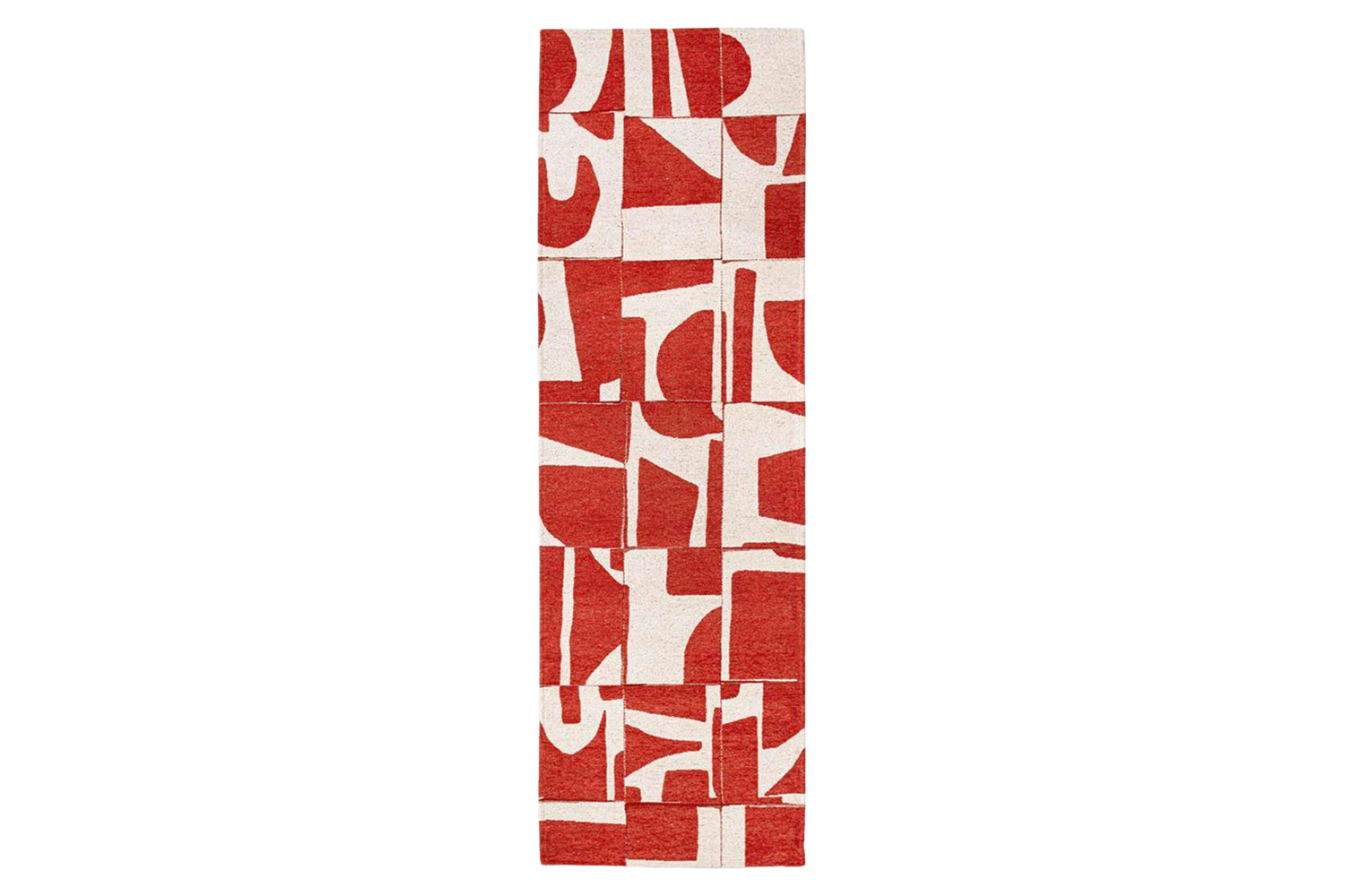 Louis De Poortere | Papercut Indoor Eco Rug | Red/White | 140 x 200 cm-4