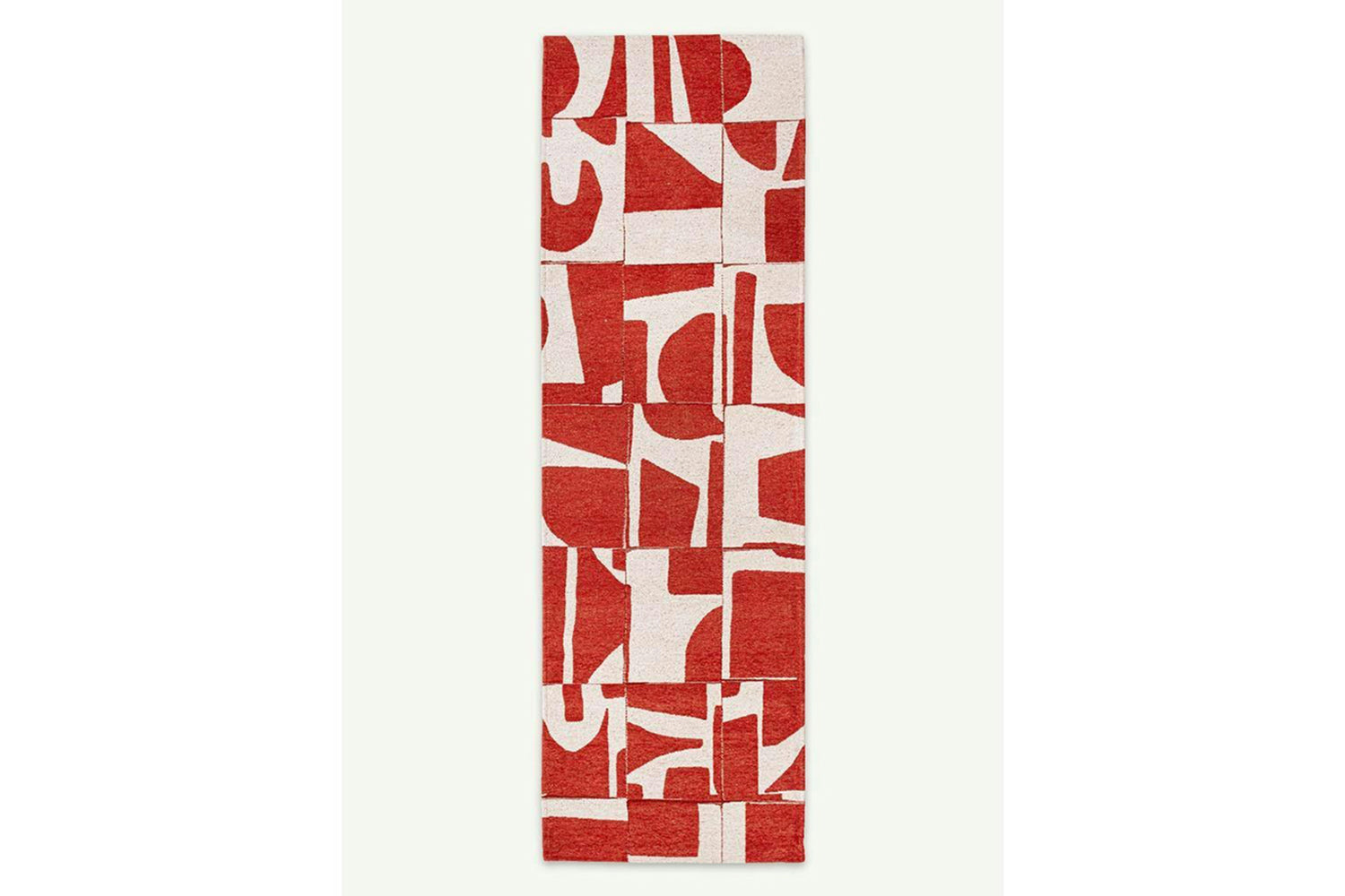 Louis De Poortere | Papercut Indoor Eco Rug | Red/White | 170 x 240 cm-5
