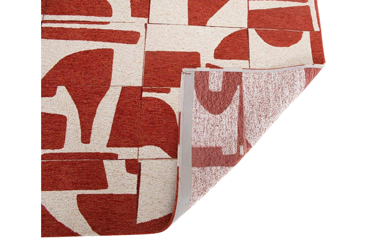 Louis De Poortere | Papercut Indoor Eco Rug | Red/White | 240 x 340 cm-6