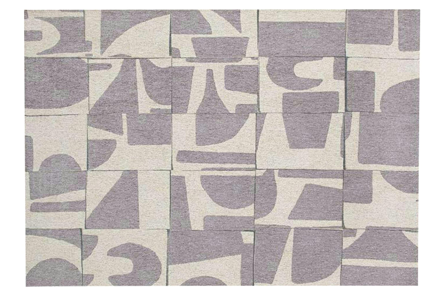 Louis De Poortere | Papercut Indoor Eco Rug | Beige/Grey  | 80 x 150 cm