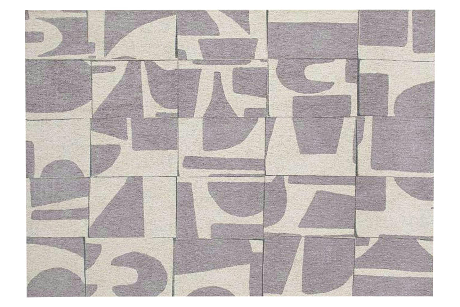 Louis De Poortere | Papercut Indoor Eco Rug | Beige/Grey | 80 x 250 cm
