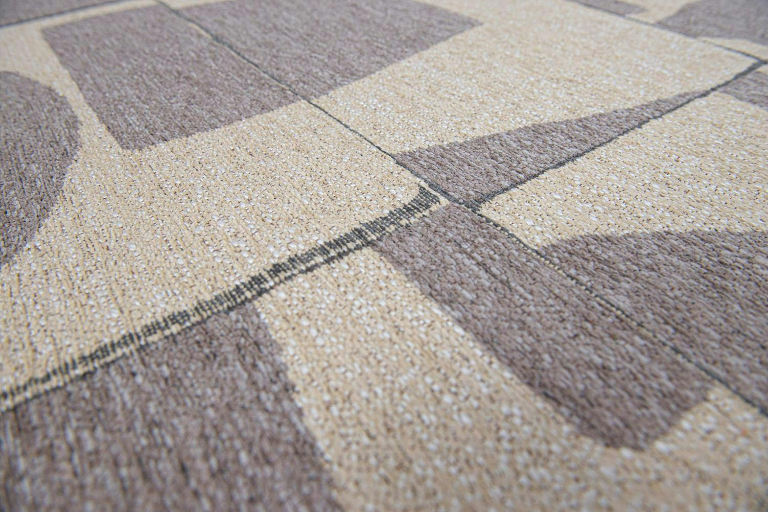 Louis De Poortere | Papercut Indoor Eco Rug | Beige/Grey | 140 x 200 cm-3