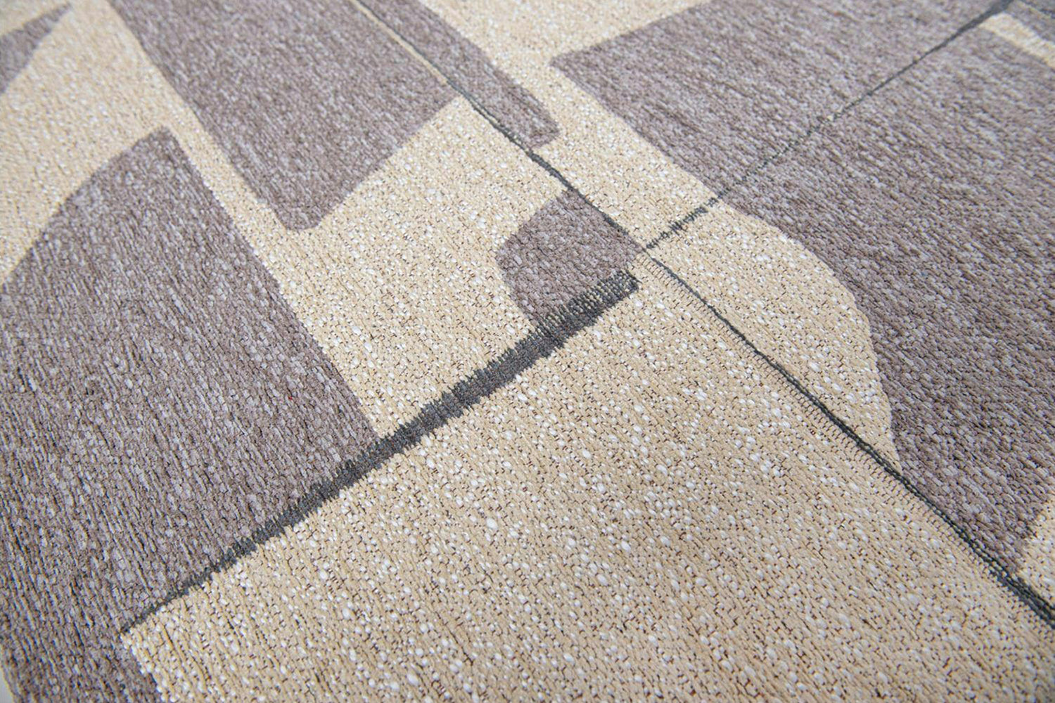 Louis De Poortere | Papercut Indoor Eco Rug | Beige/Grey | 170 x 240 cm-4