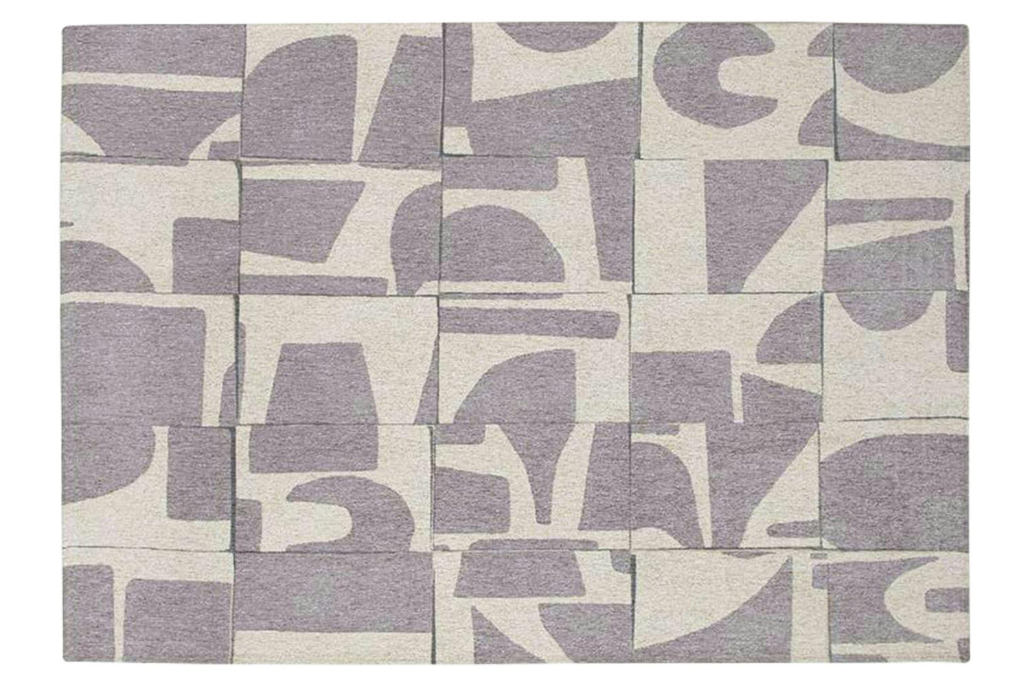 Louis De Poortere | Papercut Indoor Eco Rug | Beige/Grey | 200 x 280 cm