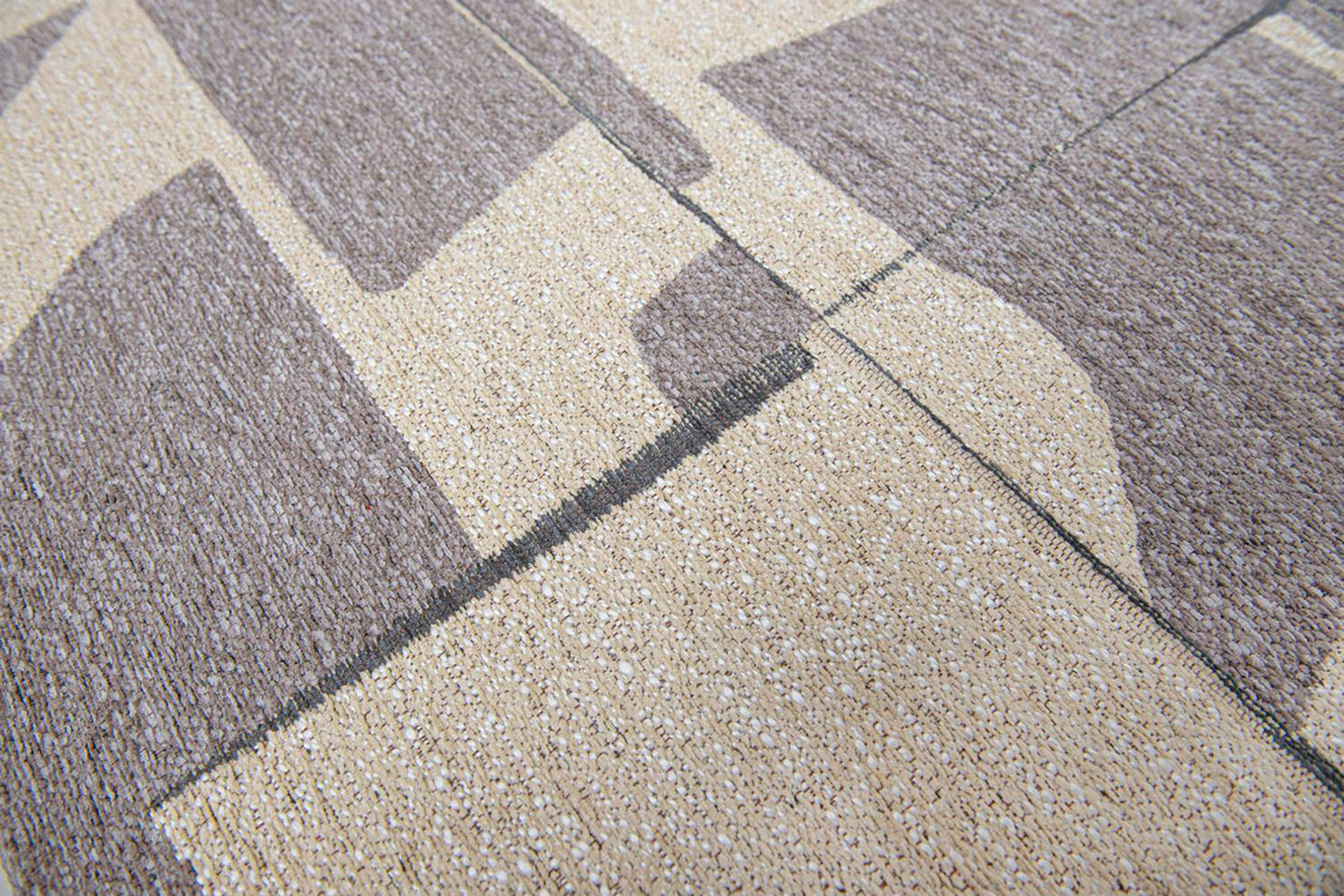 Louis De Poortere | Papercut Indoor Eco Rug | Beige/Grey | 200 x 280 cm-4
