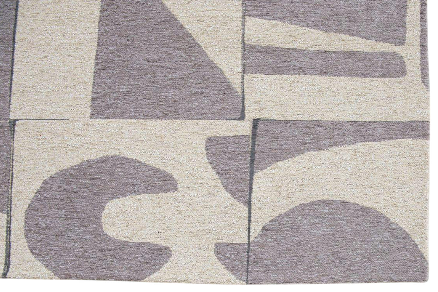 Louis De Poortere | Papercut Indoor Eco Rug | Beige/Grey | 200 x 280 cm-6