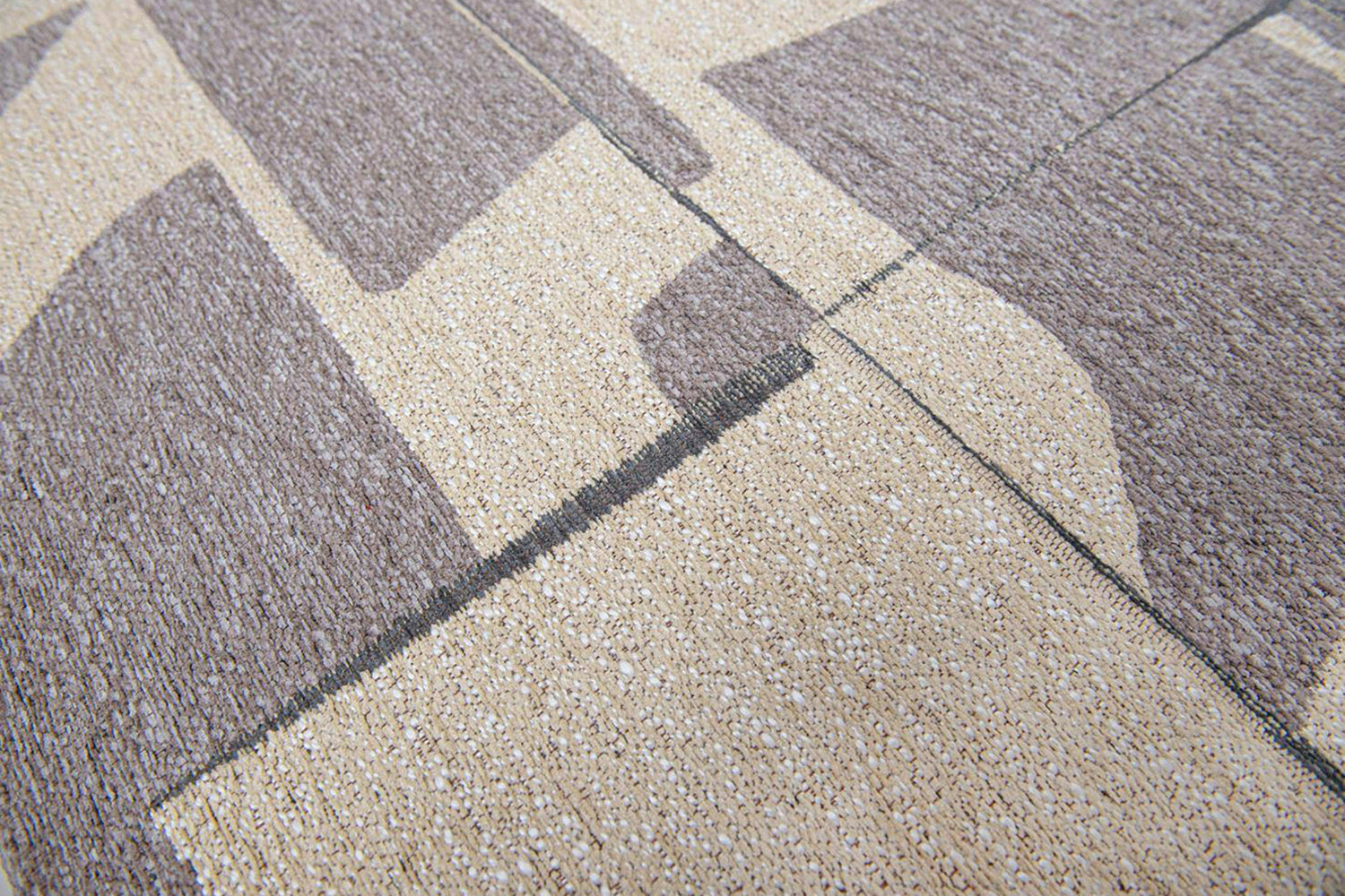 Louis De Poortere | Papercut Indoor Eco Rug | Beige/Grey | 240 x 340 cm-4