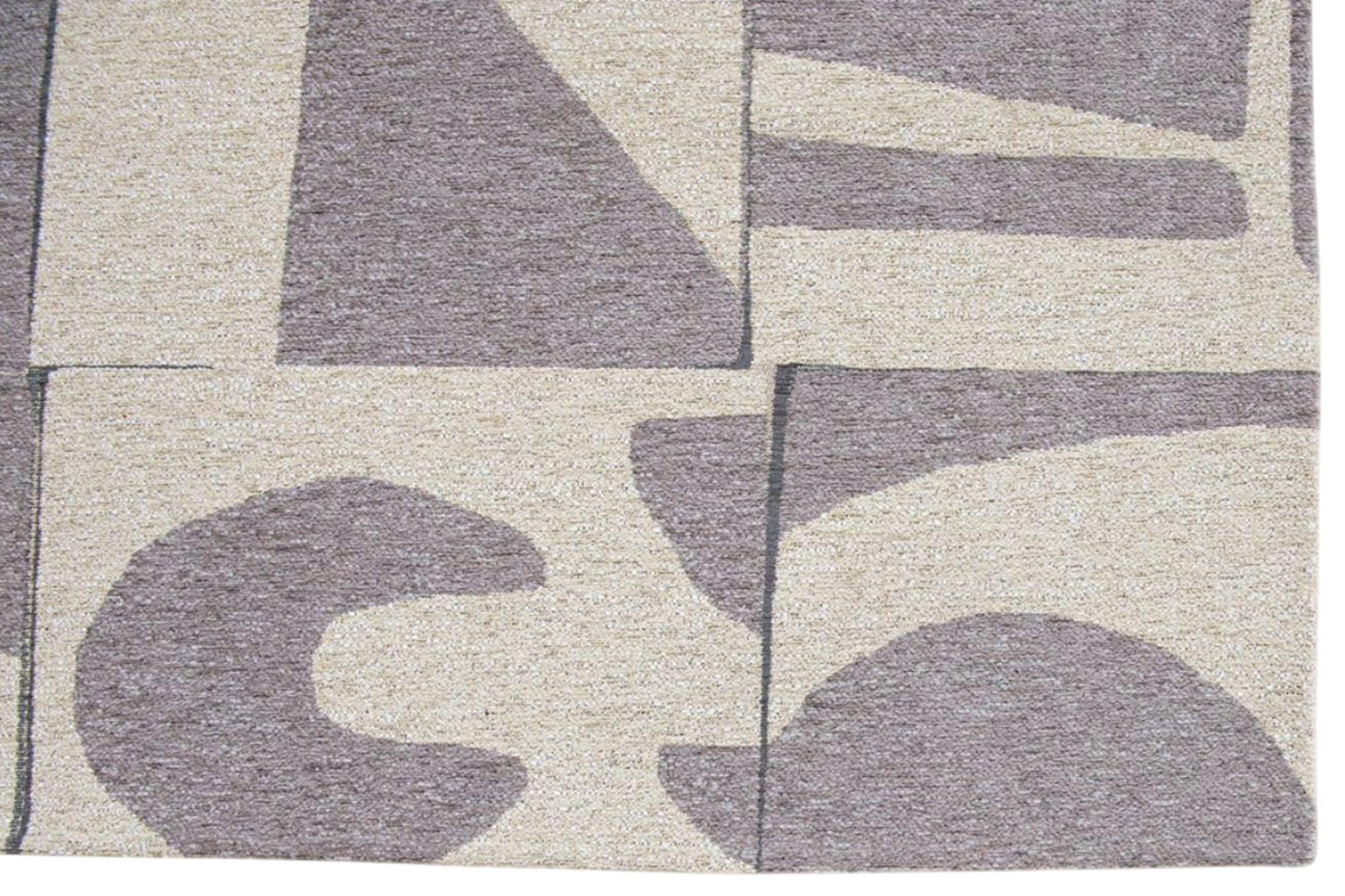 Louis De Poortere | Papercut Indoor Eco Rug | Beige/Grey | 240 x 340 cm-6