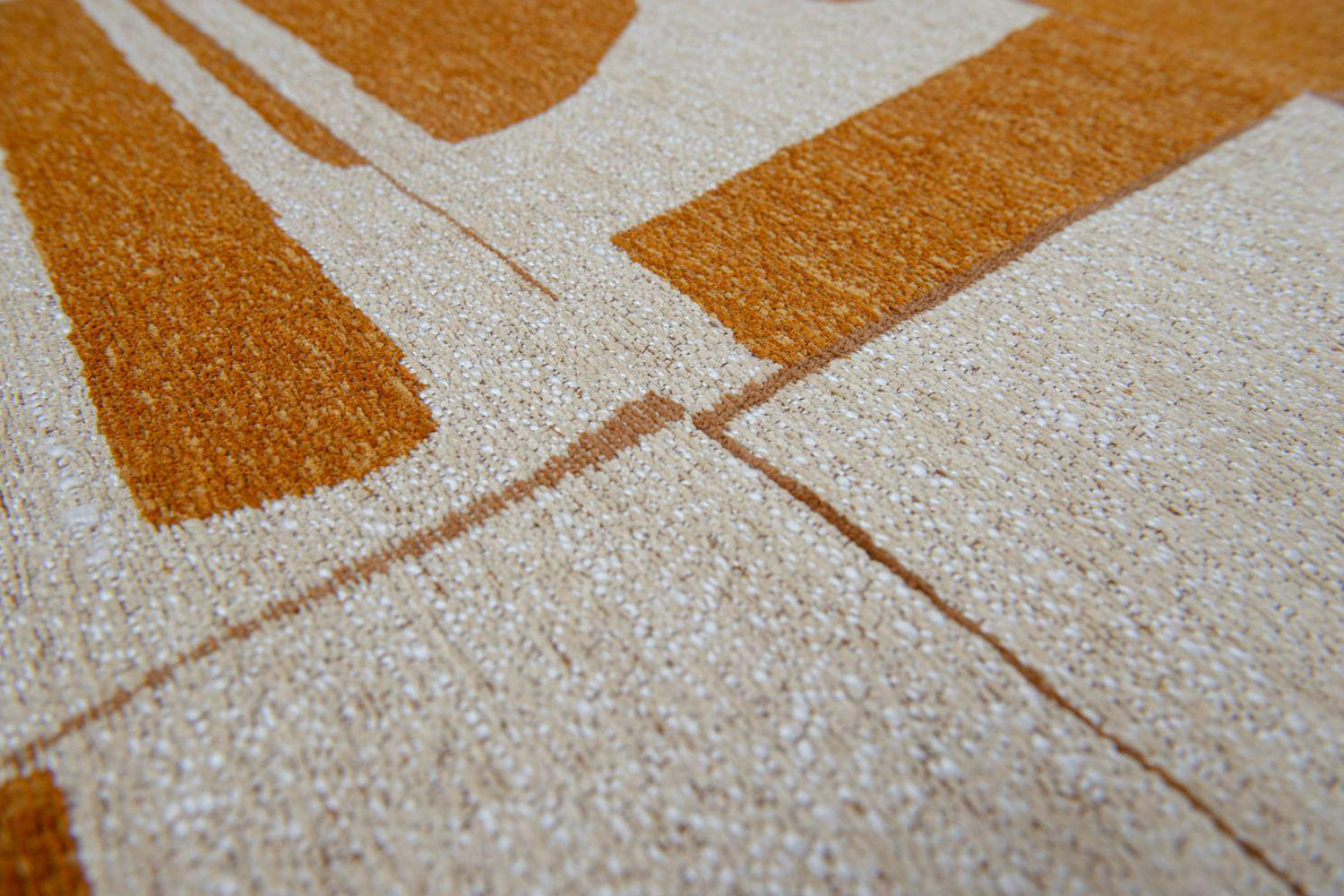 Louis De Poortere | Papercut Indoor Eco Rug | Yellow/White | 80 x 150 cm-4
