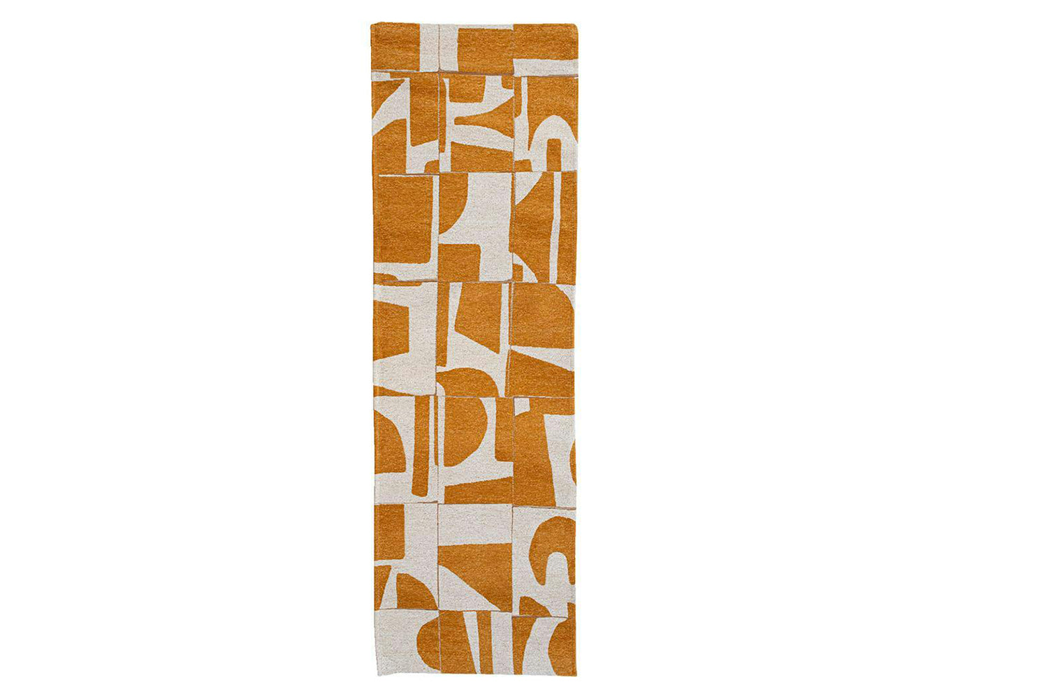 Louis De Poortere | Papercut Indoor Eco Rug | Yellow/White | 80 x 150 cm-8