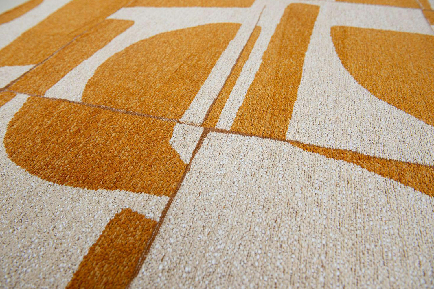 Louis De Poortere | Papercut Indoor Eco Rug | Yellow/White | 170 x 240 cm-3