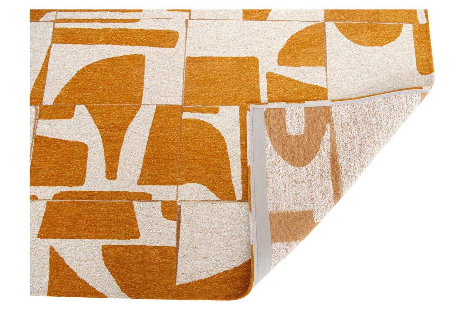 Louis De Poortere | Papercut Indoor Eco Rug | Yellow/White | 170 x 240 cm-5