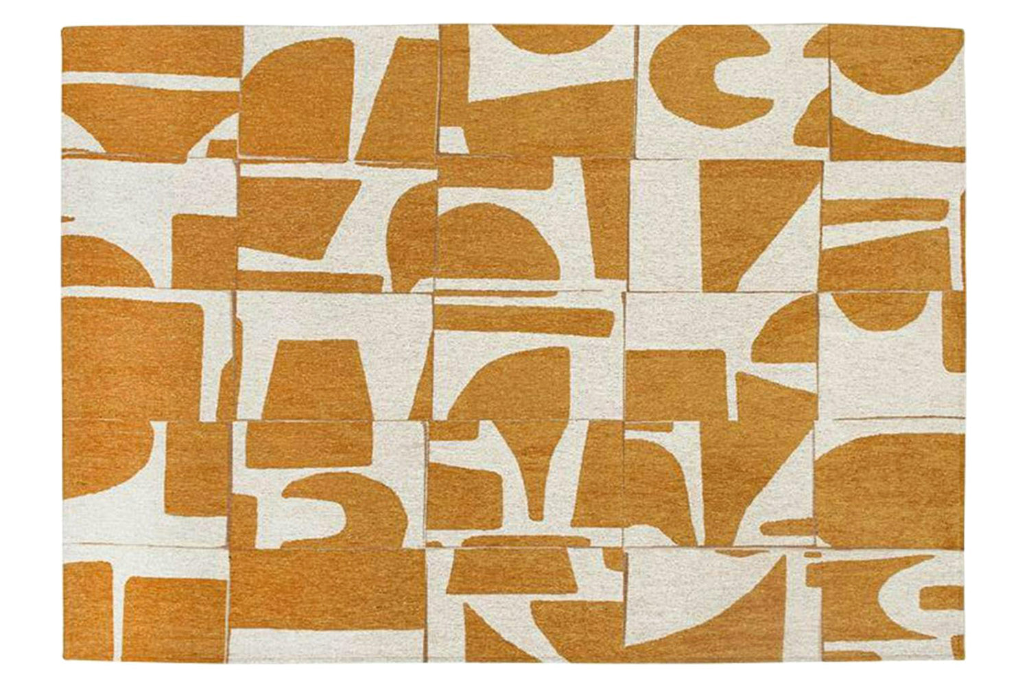 Louis De Poortere | Papercut Indoor Eco Rug | Yellow/White | 240 x 340 cm
