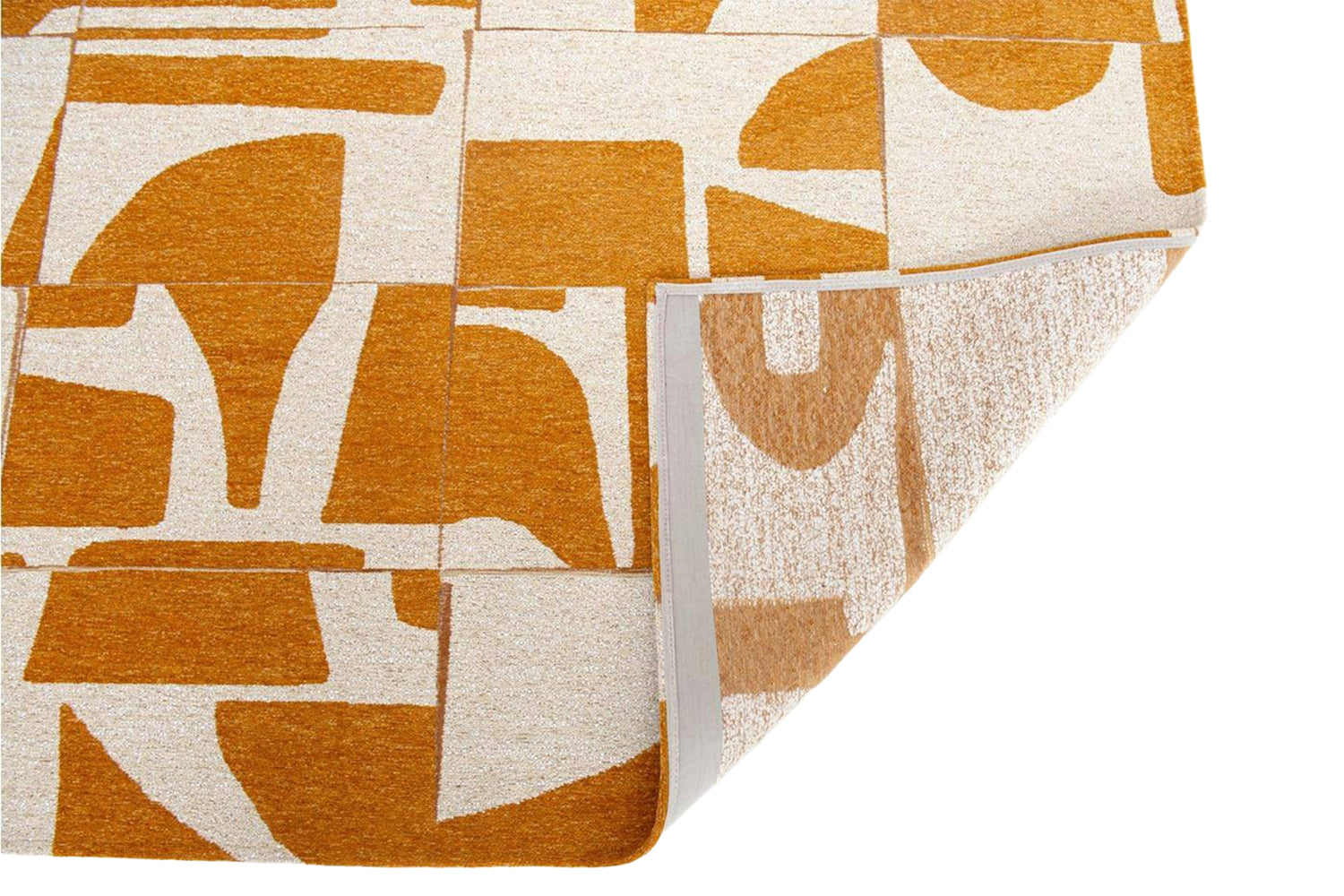 Louis De Poortere | Papercut Indoor Eco Rug | Yellow/White | 240 x 340 cm-5