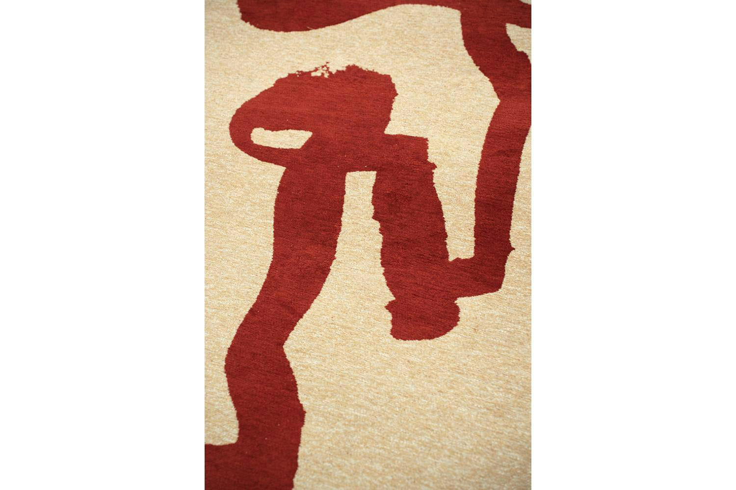 Louis De Poortere | Ribbon Imperial Eco Rug | Red/Beige | 170 x 240 cm-7