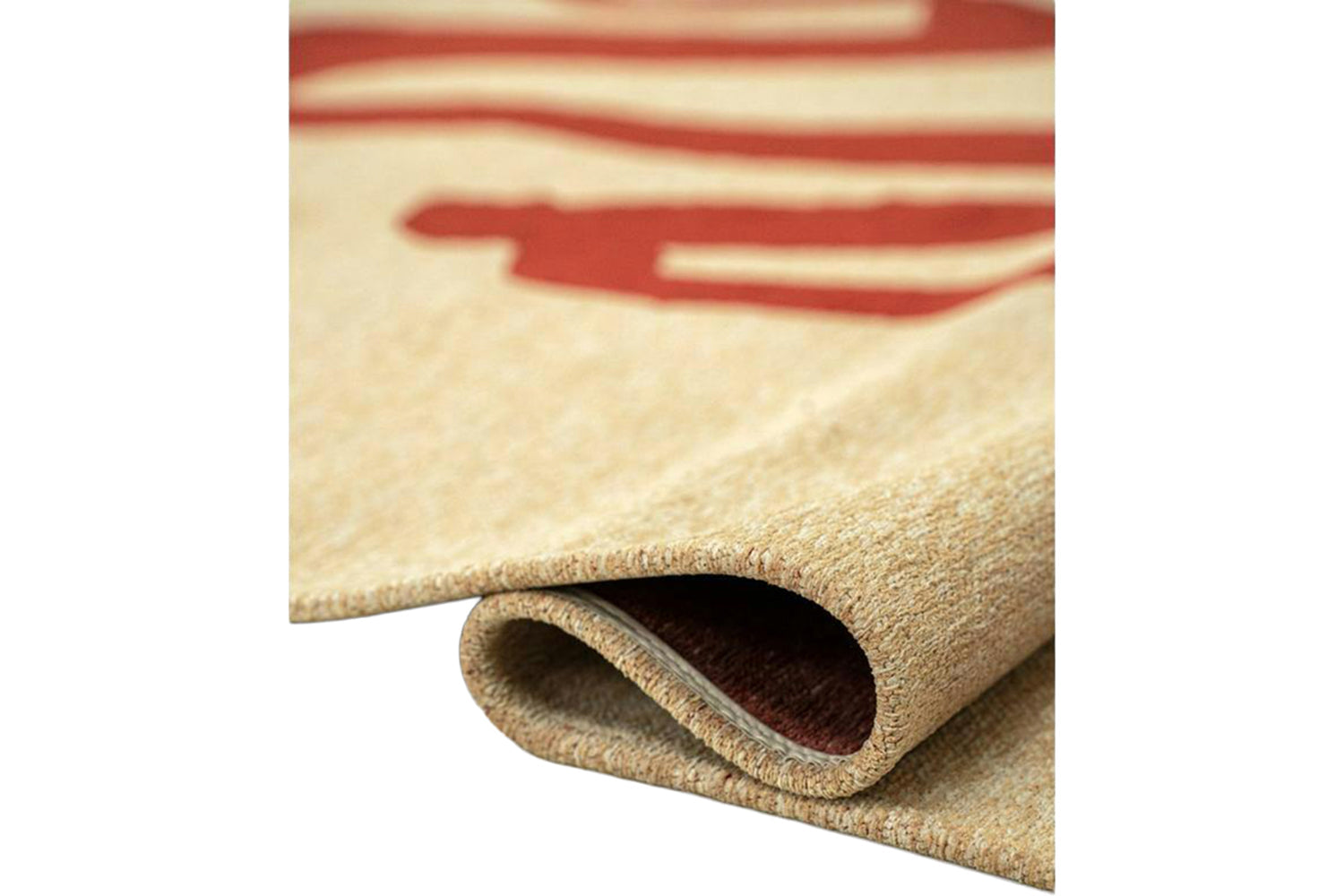 Louis De Poortere | Ribbon Imperial Eco Rug | Red/Beige | 240 x 340 cm-3
