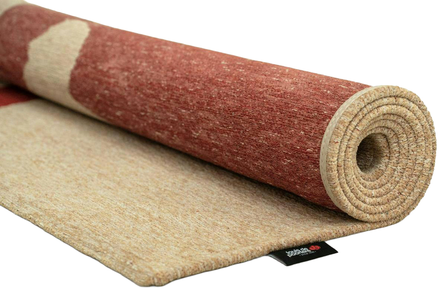 Louis De Poortere | Ribbon Imperial Eco Rug | Red/Beige | 240 x 340 cm-5