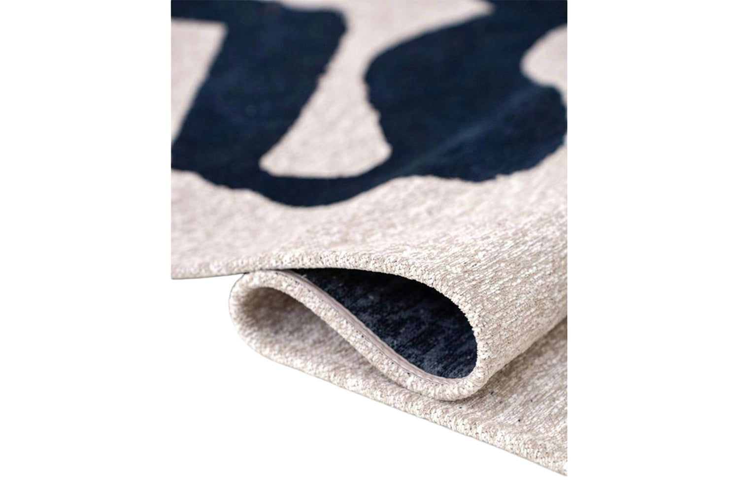 Louis De Poortere | Ribbon Sea Eco Rug | Beige/Blue | 80 x 150 cm-3