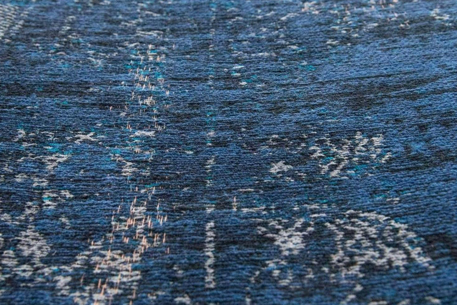 Louis De Poortere | Medallion Eco Rug | Blue | 80 x 150 cm-5