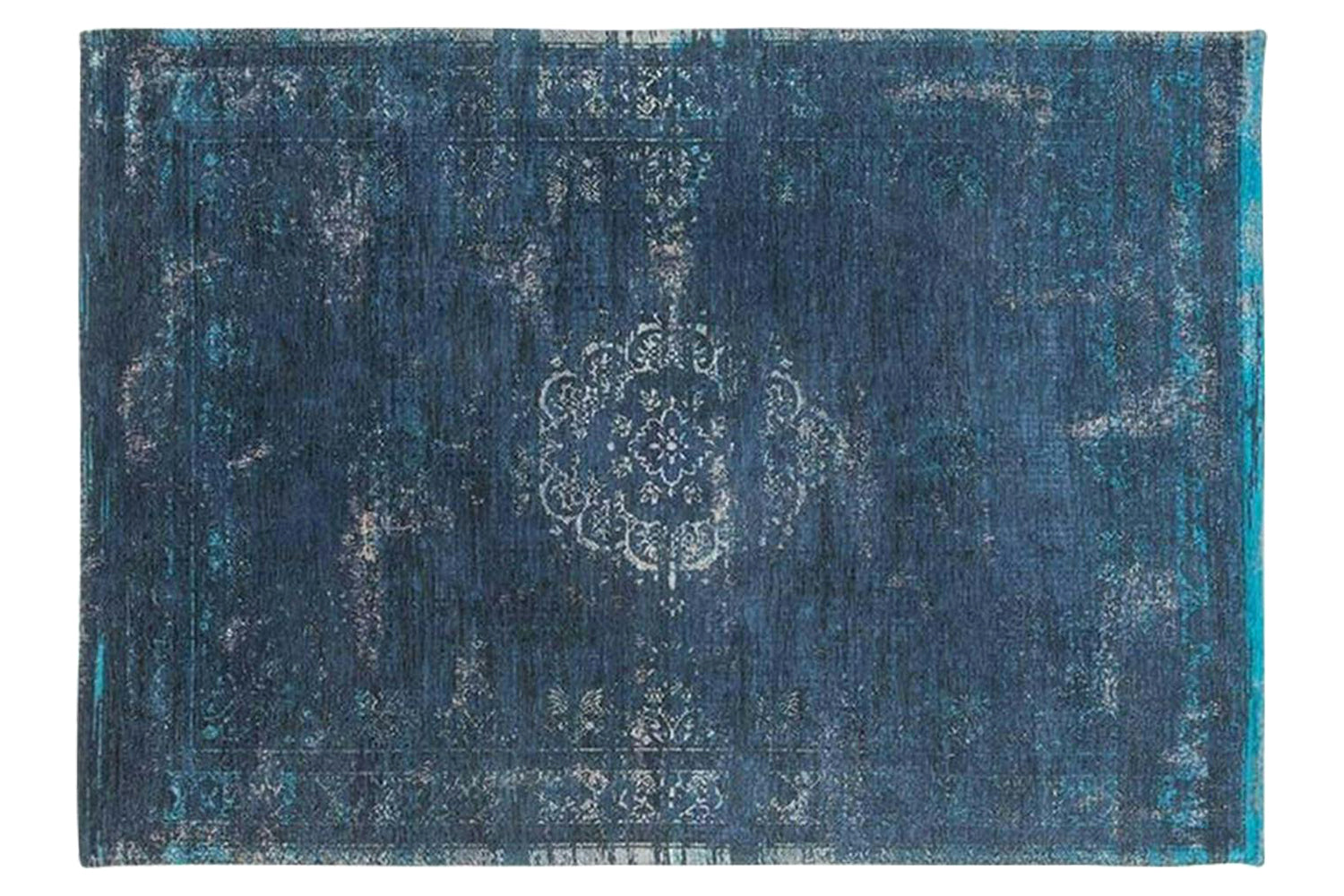 Louis De Poortere | Medallion Eco Rug | Blue | 200 x 280 cm