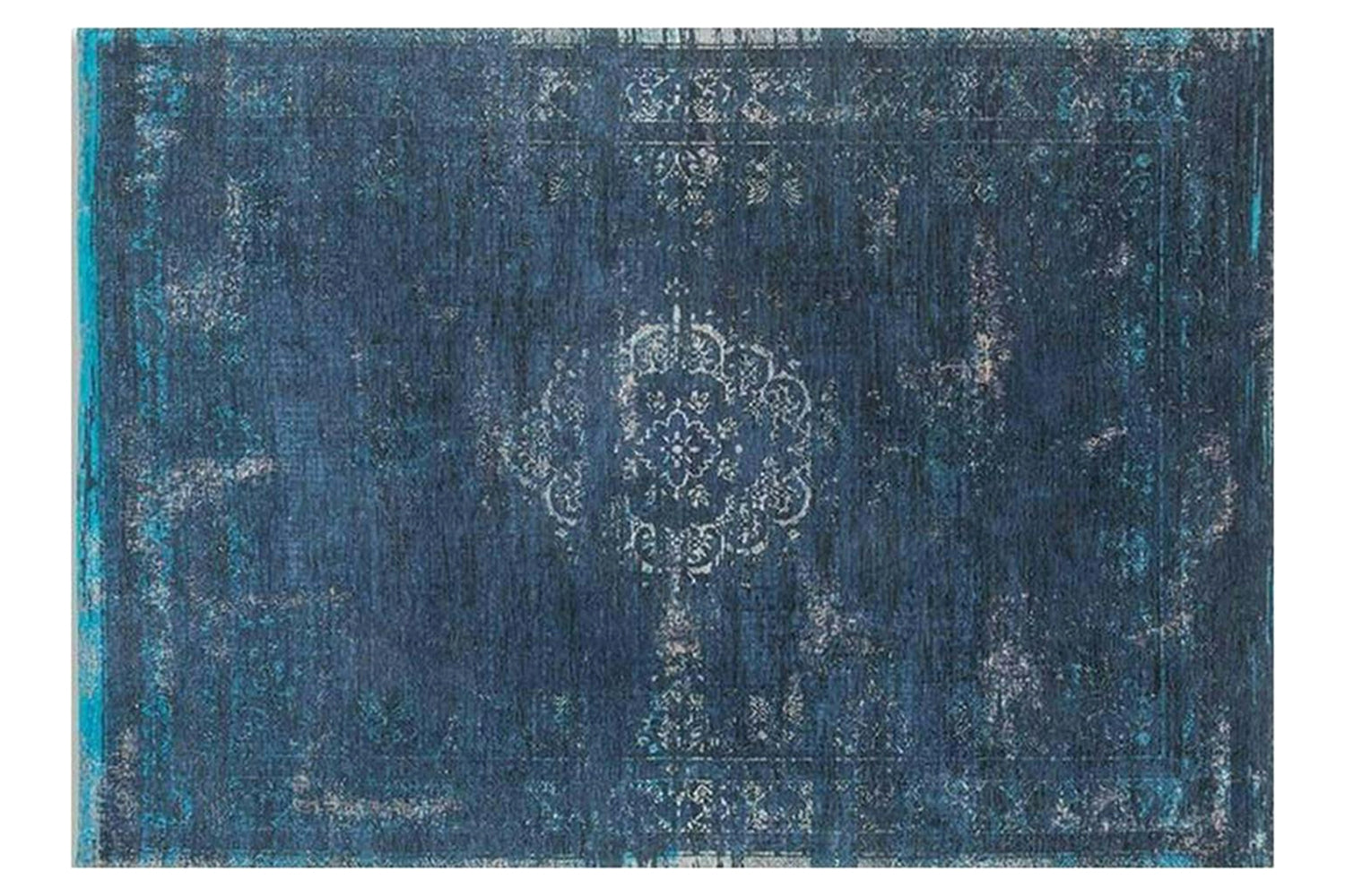 Louis De Poortere | Medallion Eco Rug | Blue | 280 x 390 cm