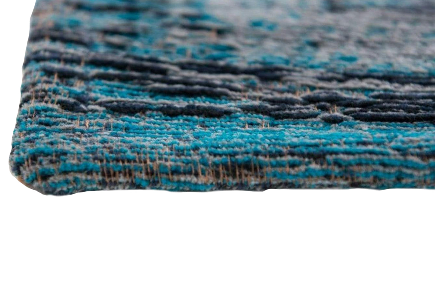 Louis De Poortere | Medallion Eco Rug | Grey/Blue | 140 x 200 cm-7