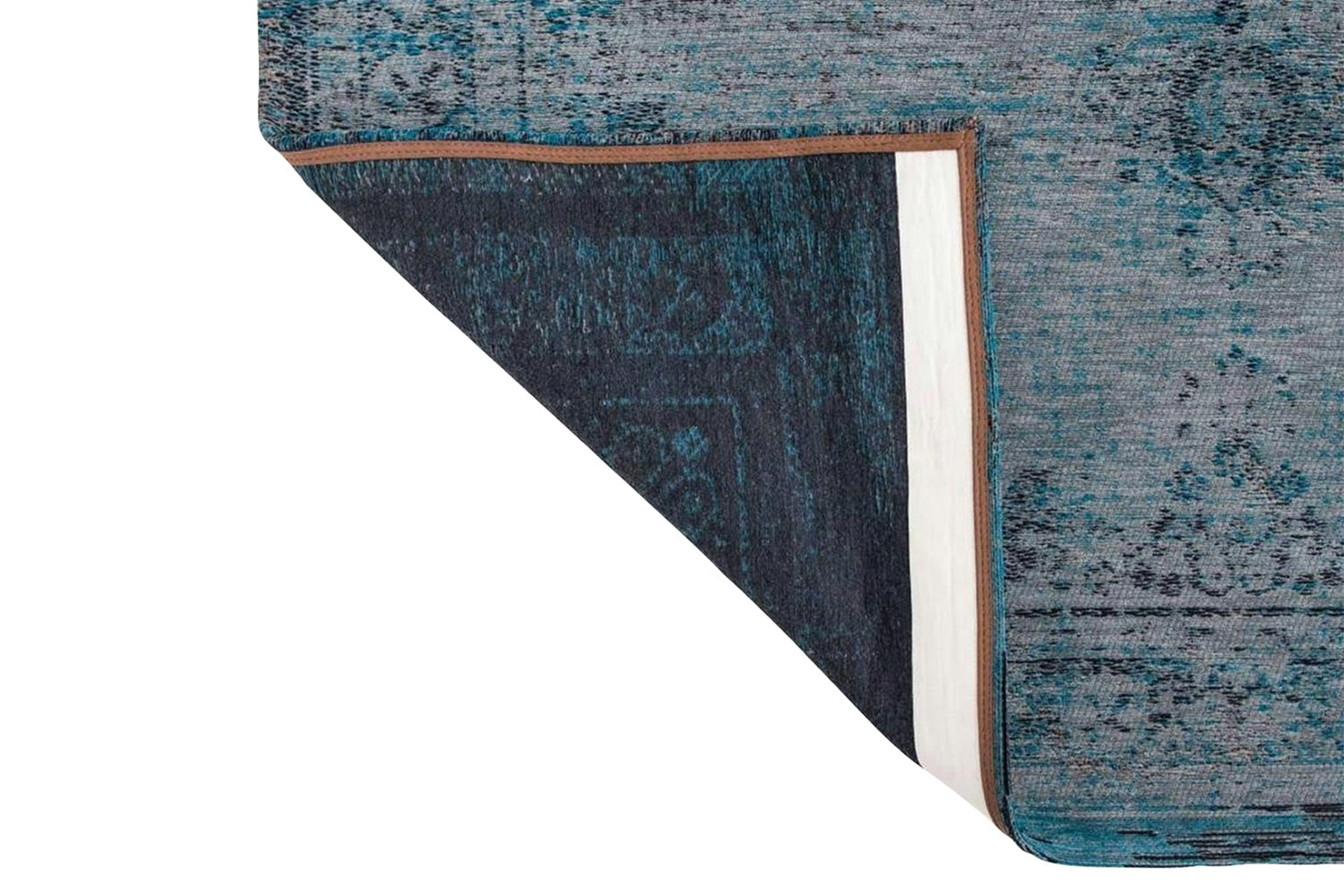 Louis De Poortere | Medallion Eco Rug | Grey/Blue | 140 x 200 cm-8