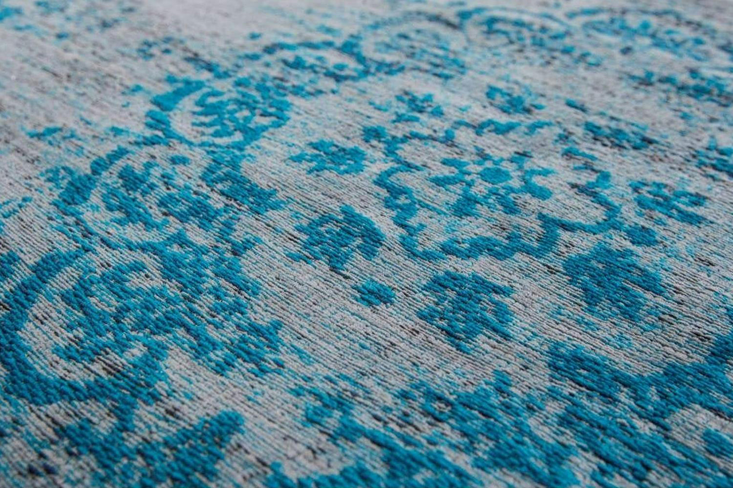 Louis De Poortere | Medallion Eco Rug | Grey/Blue | 240 x 340 cm-5
