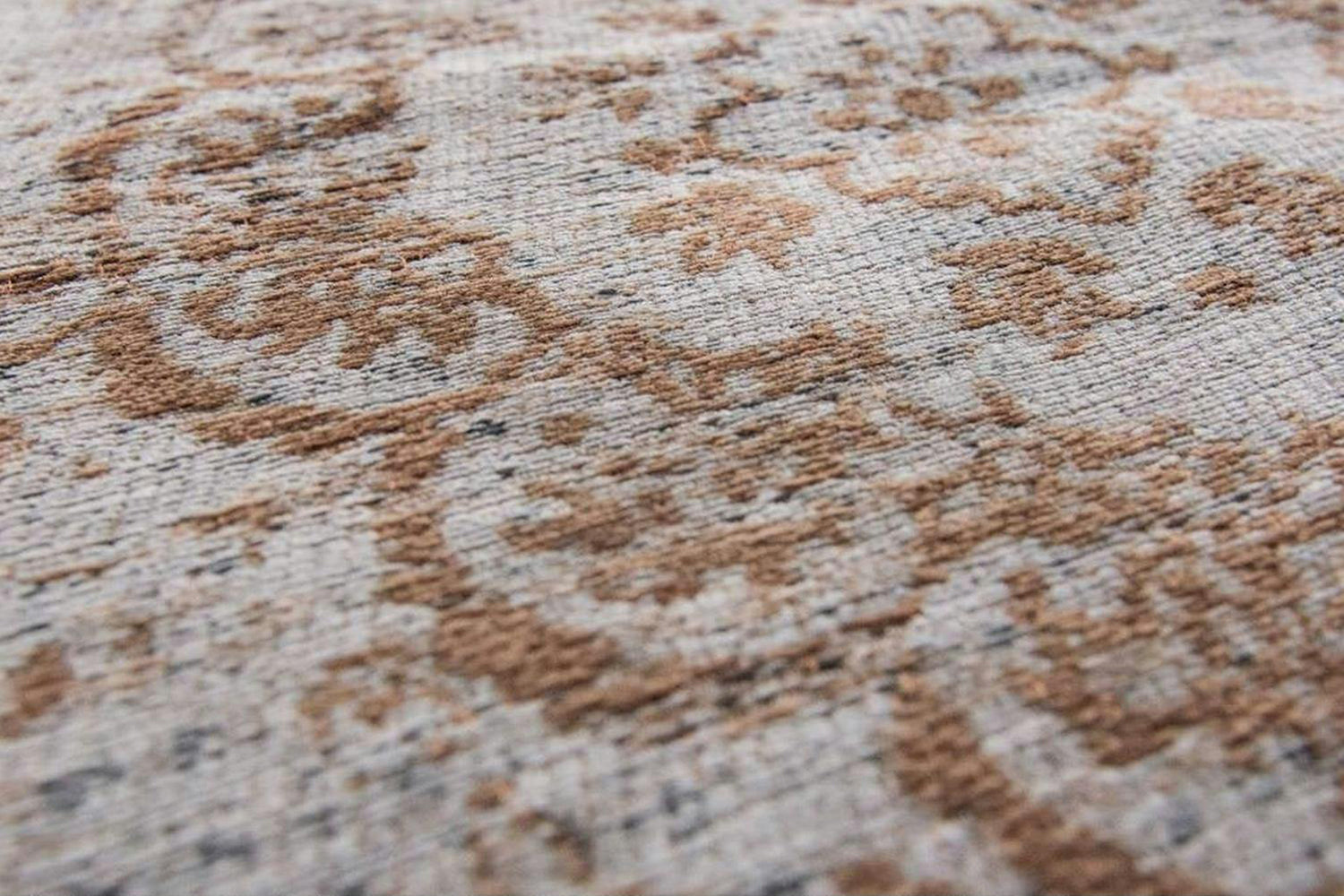 Louis De Poortere | Medallion Eco Rug | Grey Ebony | 80 x 150 cm-3