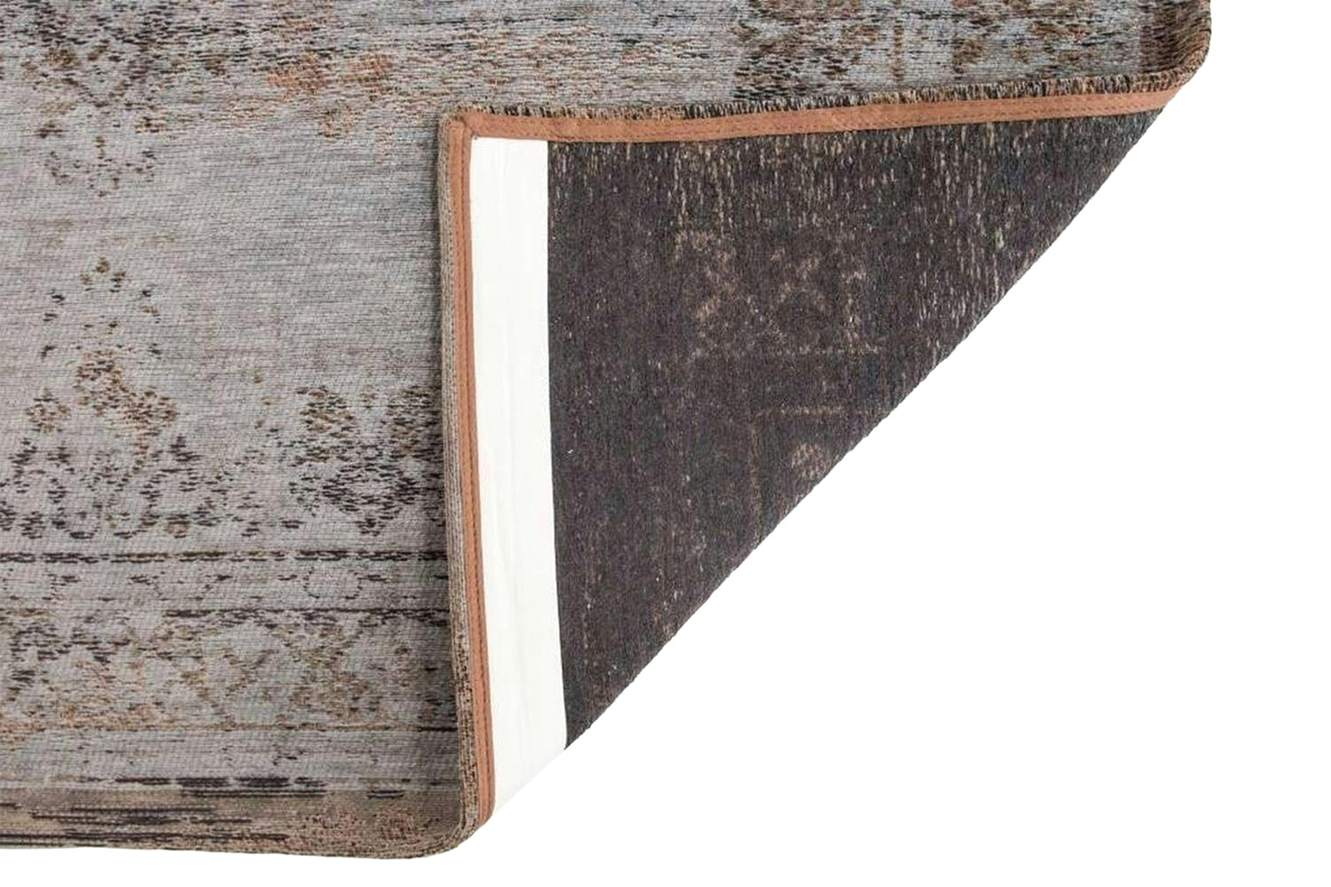 Louis De Poortere | Medallion Eco Rug | Grey Ebony | 80 x 150 cm-6