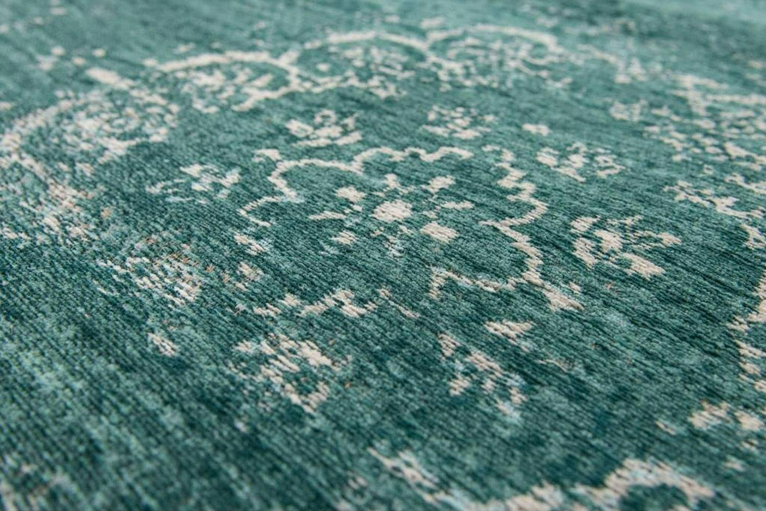 Louis De Poortere | Medallion Eco Rug | Jade | 80 x 150 cm-5