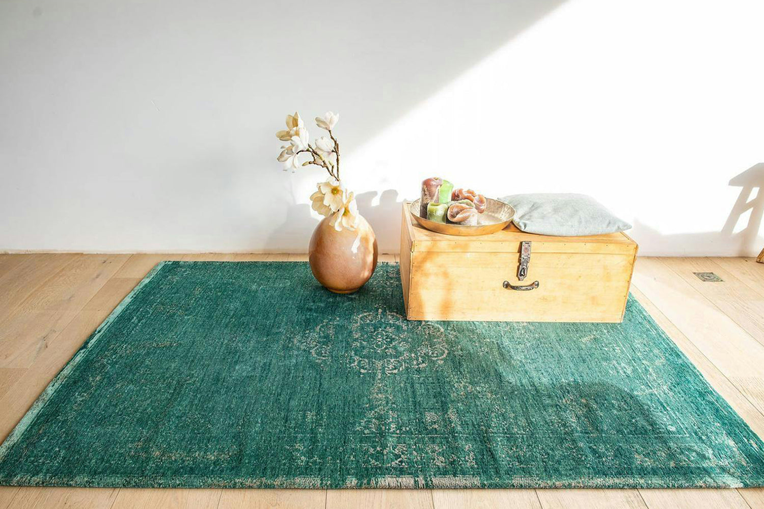Louis De Poortere | Medallion Eco Rug | Jade | 170 x 240 cm-4