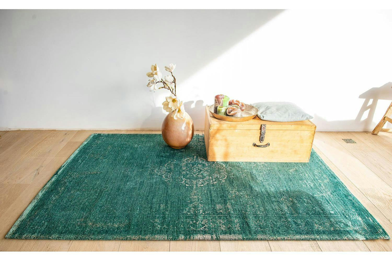Louis De Poortere | Medallion Eco Rug | Jade | 280 x 390 cm-4